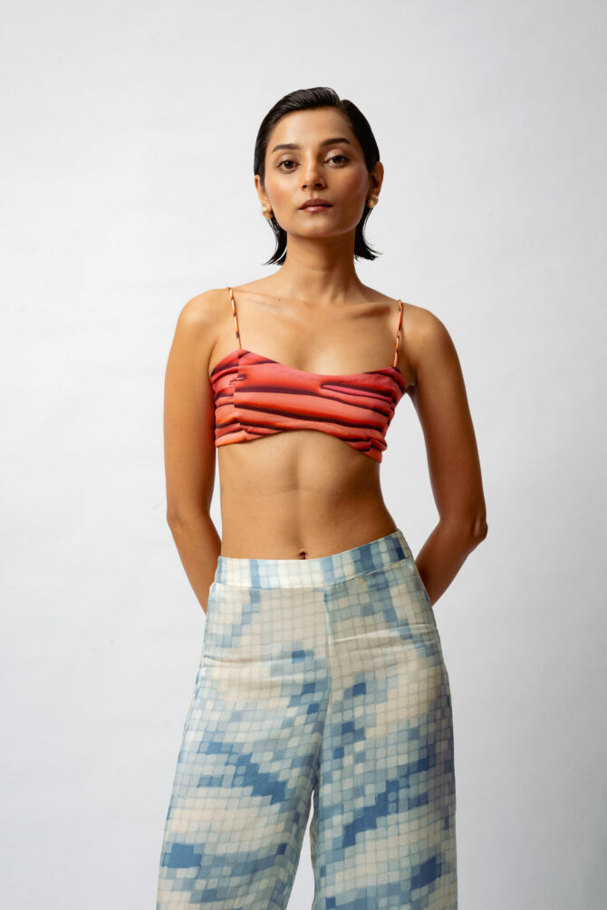 Printed Satin Breeze Co-ord Set