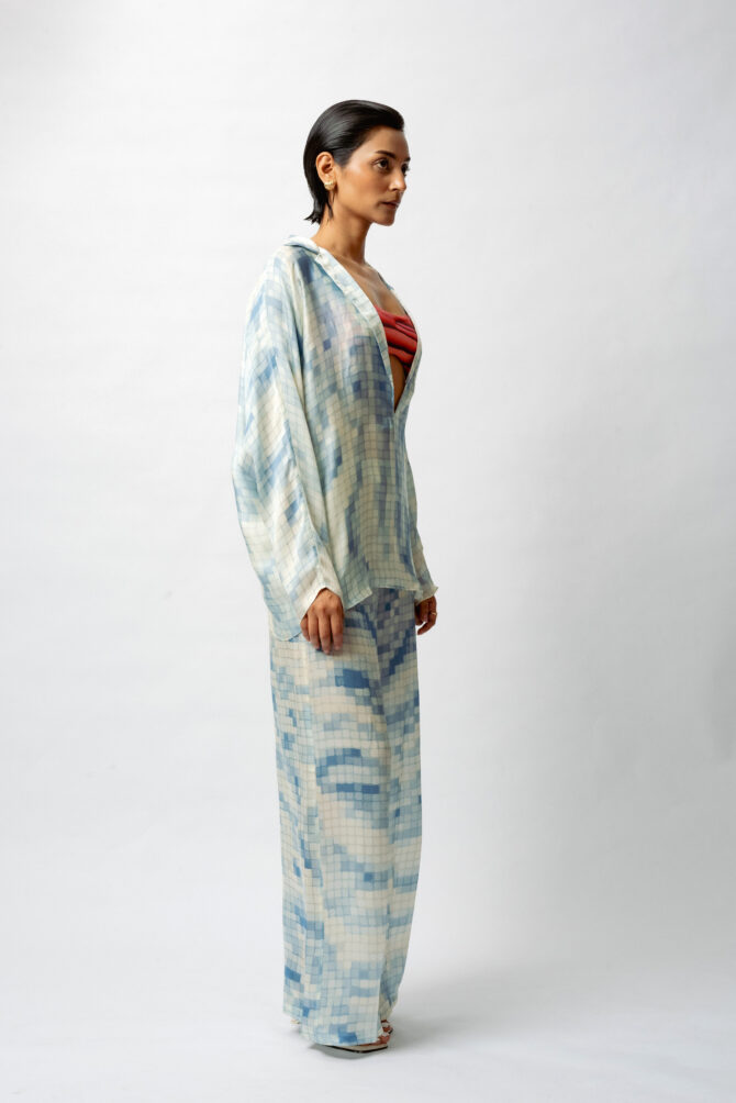 Printed Satin Breeze Co-ord Set