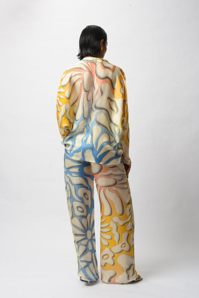 Printed Satin Breeze Co-ord Set