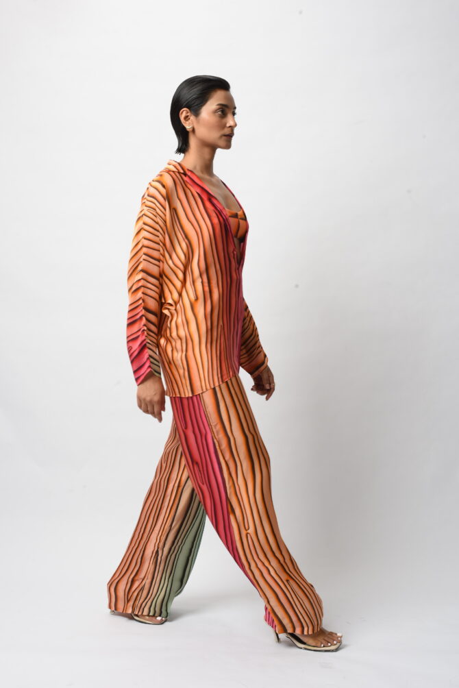 Printed Satin Breeze Co-ord Set