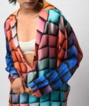 Printed Satin Breeze Shirt only