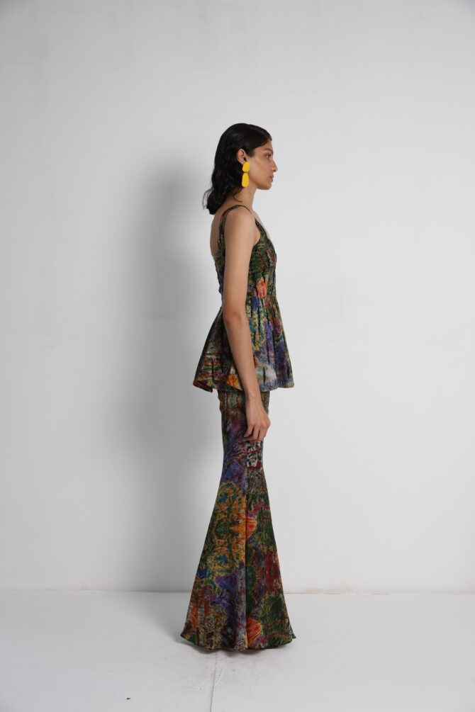 Flared Top with Flared Pants