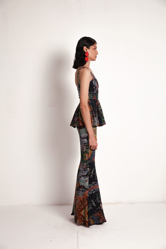 Flared Top with Flared Pants