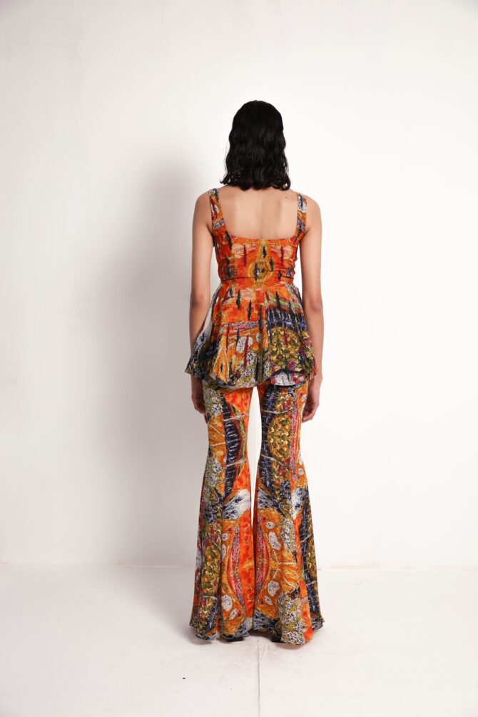 Flared Top with Flared Pants