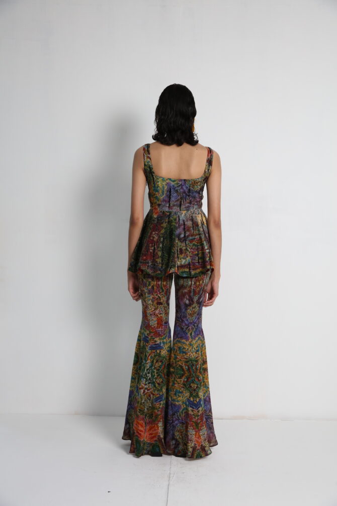 Flared Top with Flared Pants