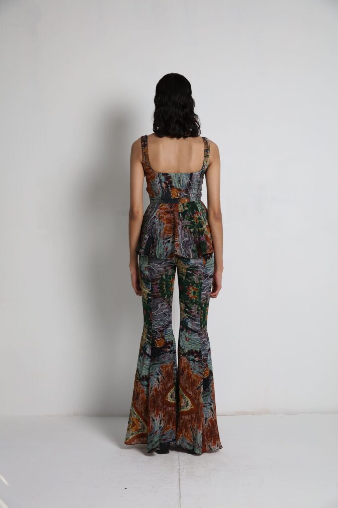 Flared Top with Flared Pants