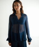 Midnight Chiffron Shirt