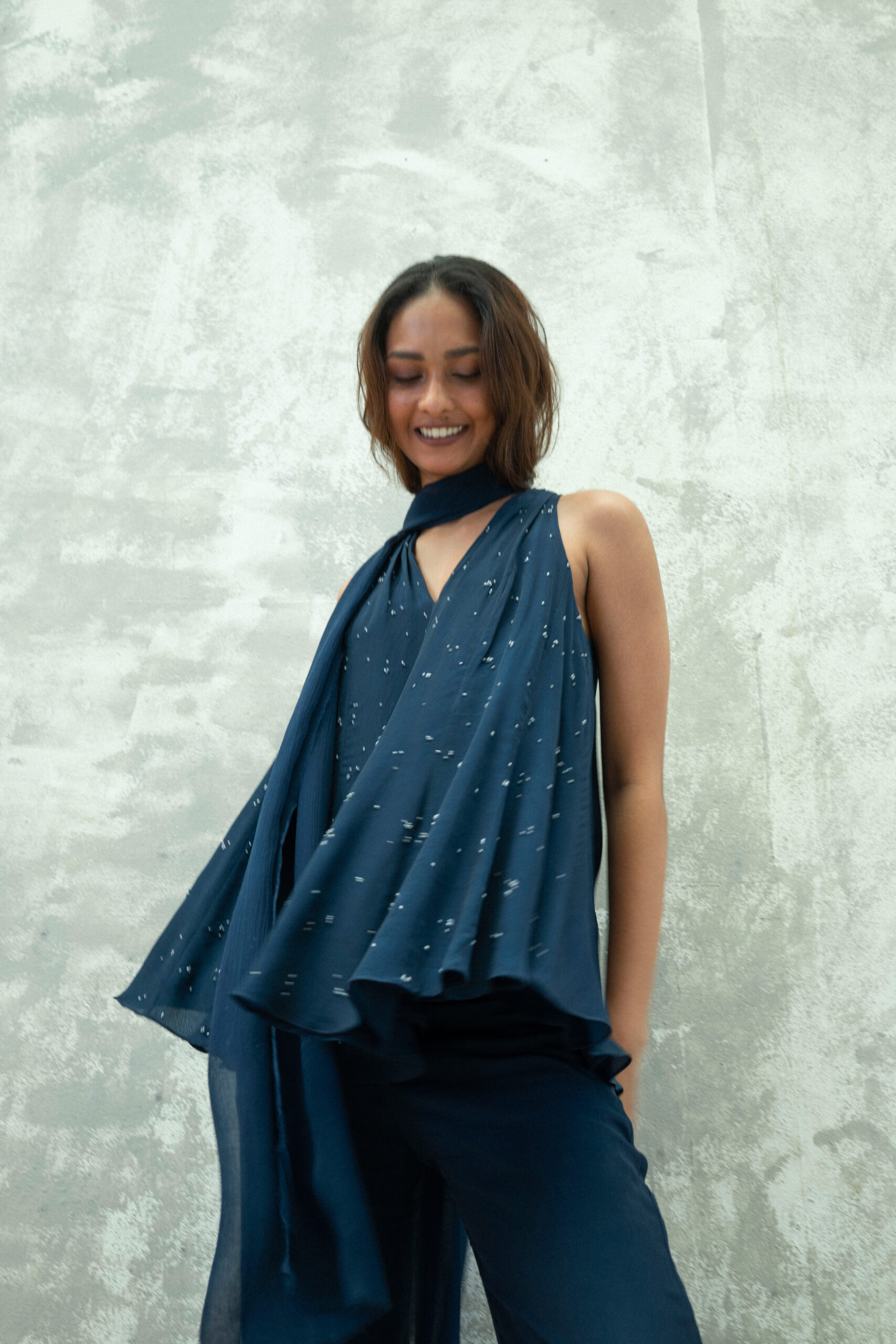 Midnight Scarf Ensemble