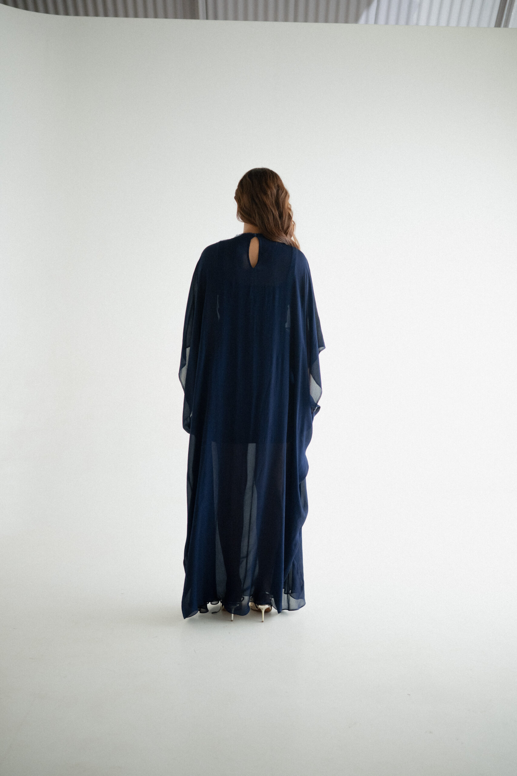 Midnight Draped Dress